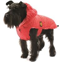 FASHION DOG Steppmantel für Hunde - Rot - 36 cm - 
