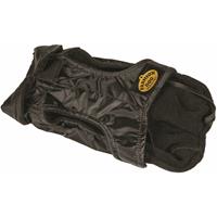 FASHION DOG Hunde-Regenmantel mit Fleecefutter - Schwarz - 43 cm - 