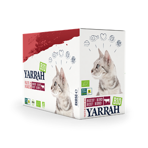 14x85g Rund Bio Filets in Saus Yarrah Kattenvoer