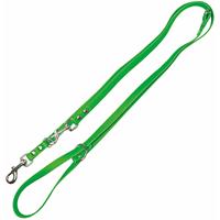 Schecker Biothane Verlängerungsleine 3-fach verstellbar, 2,2 m / 13 mm, grün - 