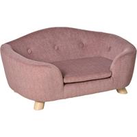 PawHut Haustiersofa 70 cm x 47 cm x 30 cm - rosa