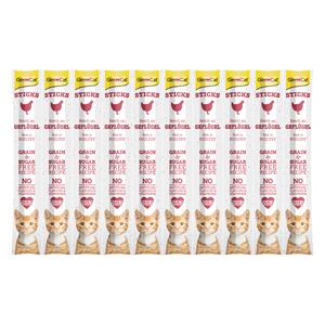 30 Stuks GimCat Sticks Gevogelte Kattensnacks