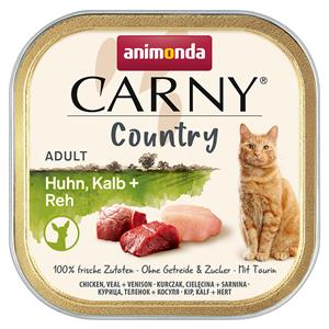 Animonda Carny Country Adult 32 x 100 g Kattenvoer - Kip, Kalf + Ree