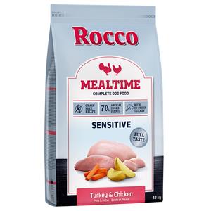 Rocco Mealtime Sensitive - Kalkoen & Kip Hondenvoer 12 kg