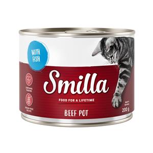 Smilla Rundvlees 6 x 200g Kattenvoer - Rund met Vis