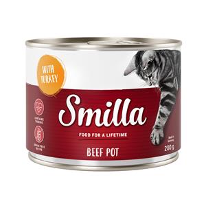Smilla Rundvlees 6 x 200g Kattenvoer - Rund met Kalkoen