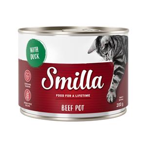 Smilla Rundvlees 6 x 200g Kattenvoer - Rund met Eend