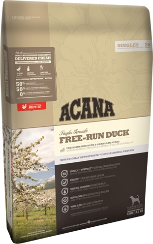 Acana Singles Free Run Duck hondenvoeding 2 kg