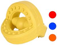 TRIXIE NATUURRUBBER TREKSPEELTJE MET GRIP ASSORTI 7X7X7 CM 3 ST