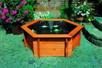 Promadino Hochteich, BxTxH: 170x149x40 cm, 620 l, (Set), inkl. Solarpumpe