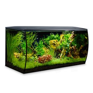 Fluval Flex | 123L | 82 x 40 x 39CM  Zwart Aquarium Geleverd met kap, verlichting en filter