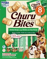 inabadenko Inaba Denko - inaba Rezept Churu Bites Hühnchen mit Thunfisch – Hundesnack – 8x12g
