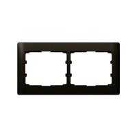 LEGRAND RAHMEN 2-F. DARK BRONZE HORIZ. (771202 GALEA DB)