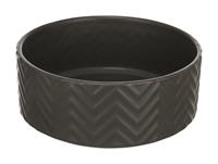 Trixie Ceramic Bowl dog 0.9 l/ø 16 cm black