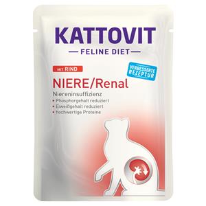 Kattovit Renal Maaltijdzakjes Kattenvoer 6 x 85 g - 6 x 85 g Rund