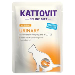 Kattovit Feline Urinary Pouch 24 x 85 g Kattenvoer - Kip