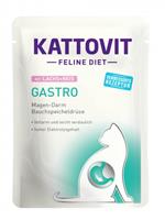 Kattovit Feline Gastro Pouch 24 x 85 g Kattenvoer - Voordeelpakket 24 x 85 g Zalm & Rijst