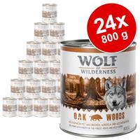 6x800g Strong Lands met Varken Wolf of Wilderness Hondenvoer