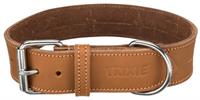 TRIXIE Rustic Fettleder Halsband Heartbeat braun L