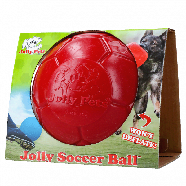 Jolly pets Soccer Ball Rood - 20 cm