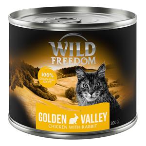 Wild Freedom Golden Valley - Konijn & Kip 24 x 200 g