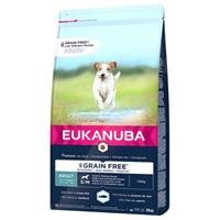 Eukanuba Grain Free Adult Small / Medium Breed Zalm Hondenvoer - 12 kg