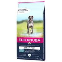Eukanuba Adult L/XL graanvrij zeevis hondenvoer 2 x 12 kg