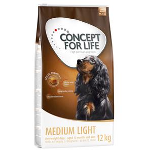 2 x 12 kg / 2 x 4 kg Concept for Life voor een speciale prijs! - Medium Light (2 x 12 kg)