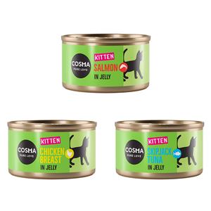 Cosma Original Kitten 6 x 85g Kattenvoer  - Mix