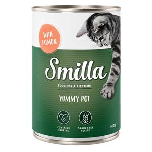 20x400g Smulpannetje Zalm Smilla Kattenvoer