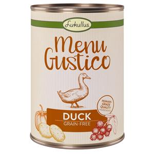 12x400g Menu Gustico Lukullus Hondenvoer - Diverse Smaken
