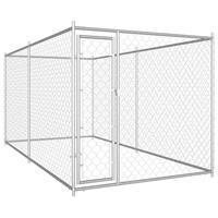 VidaXL hondenkennel voor buiten 382x192x185cm