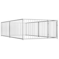 VidaXL hondenkennel voor buiten 200x400x100cm