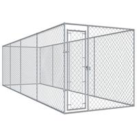 VidaXL hondenkennel voor buiten 760x192x185cm