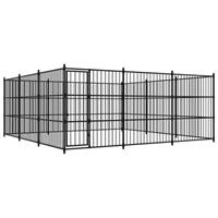vidaXL Hondenkennel voor buiten 450x450x185 cm
