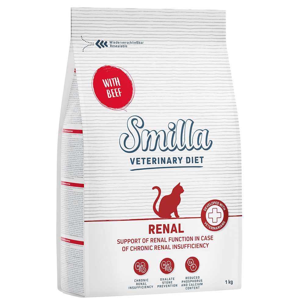 1kg Renal met Rund Smilla Veterinary Diet Kattenvoer