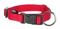 Trixie halsband hond classic rood 40-65X2,5 CM