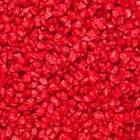lalashops Aquarium Steentjes 1KG 4-6mm - Gekleurd Granulaat - ROOD - Bodembedekking Grind met Rode Kleur voor in Vissen Aquarium