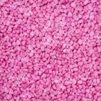 lalashops Aquarium Steentjes 1KG 4-6mm - Gekleurd Granulaat - ROZE - Bodembedekking Grind met Roze Kleur voor in Vissen Aquarium