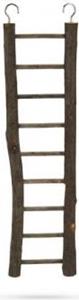 Beeztees zi ladder - vogelspeelgoed - hout - 9 treden - 38x7 cm