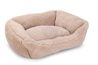 Beeztees Pluche Ligbed Kadi kat beige 47x37x18cm