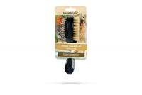 Beeztees Combi Borstel - Hondenverzorging - Zwart"Grijs - Klein - 21 cm