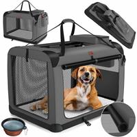 LOVPET Â Hundebox Hundetransportbox faltbar Inkl.Hundenapf Transporttasche Hundetasche Transportbox fÃ¼r Haustiere, Hunde und Katzen