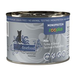 6x200g Kalkoen Monoprotein Catz Finefood Kattenvoer