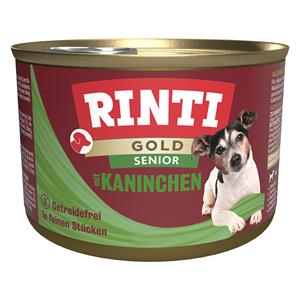 12x185g Gold Senior Konijn RINTI Hondenvoer nat