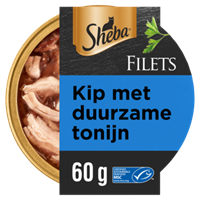 Filets Tonijn en kip in saus kattenvoer 60 gram - Sheba