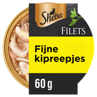 Sheba heba Filets Kipfilet stukjes in saus kattenvoer 60 g bij Jumbo