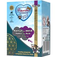 Renske Graanvrij vers bereid konijn met eend hypoallergeen natvoer hond (tetrapak) 24 x 185 g