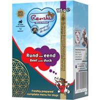 Renske Rind mit Ente Nassfutter Hund frisch zubereitet 12 x 375 g