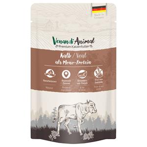 24x125g Venandi Animal Monoprotein Kalf kattenvoer nat